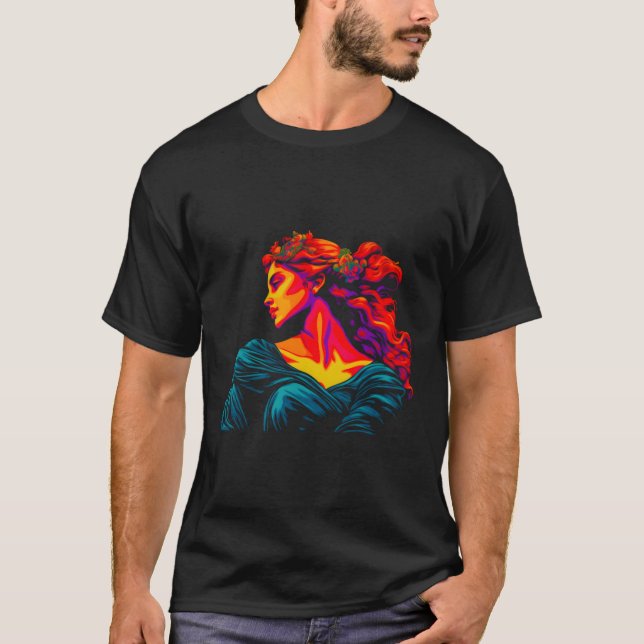 Aphrodite Greek Mythology Goddess T-Shirt (Front)