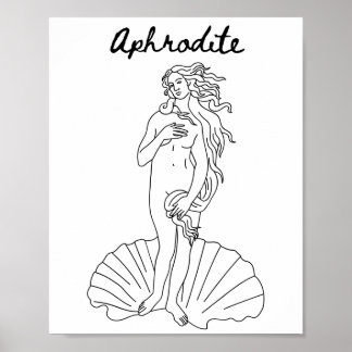 Aphrodite - Venus - Greek Goddess of Beauty Poster
