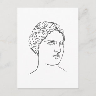 Aphrodite, Venus greek goddess of love Postcard