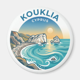 Aphrodite's Rock Cyprus Magnet