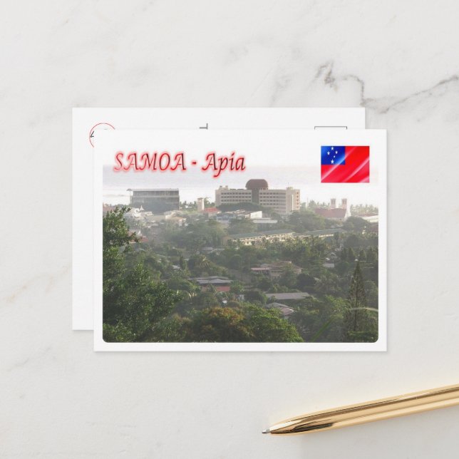 Apia  Upolo - Samoa  - Postcard (Front/Back In Situ)