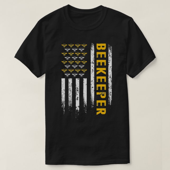 Apiarist Beekeeper Educates Bee Apiculture Beekeep T-Shirt (Design Front)