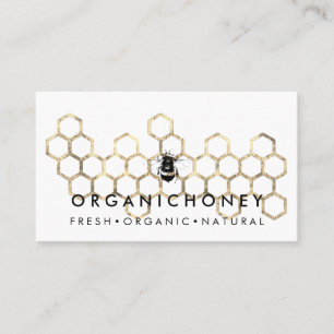 Apiarist Bumble Bee Honeycomb Business Card