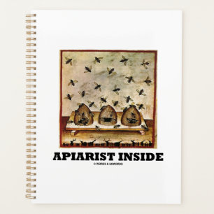 Apiarist Inside (Tacuina sanitatis 14th Century) Planner