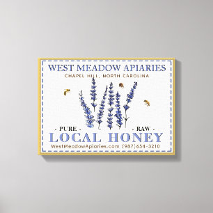 Apiary Farmer's Market Table Sign Local Honey 