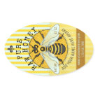 Apiary Honey Jar Labels | Honeybee Honeycomb Bee