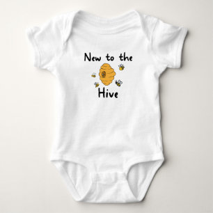 Apiary Worker New to The Hive Dad Apiculture Baby Bodysuit