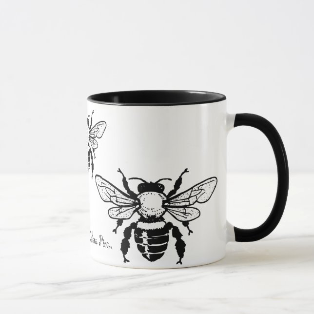 Apis Mellifera Honeybee Mug (Right)