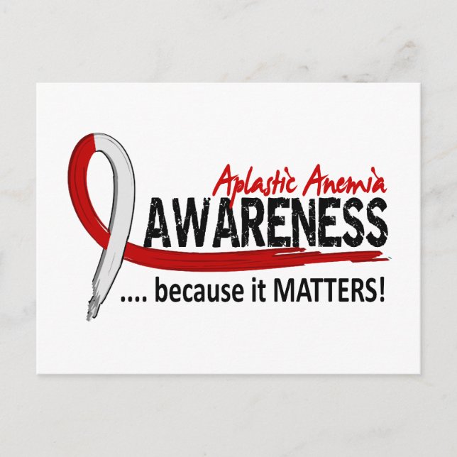 Aplastic Anaemia Awareness 2 Postcard (Front)