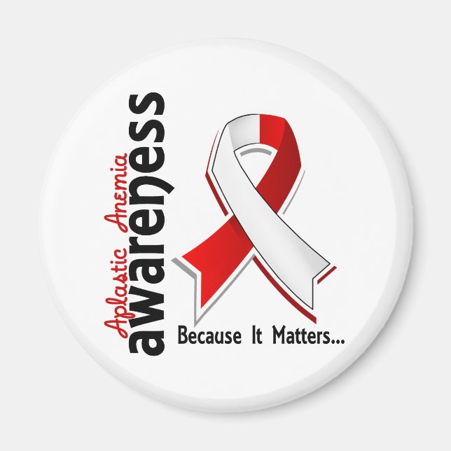Aplastic Anaemia Awareness 5 Magnet (Front)