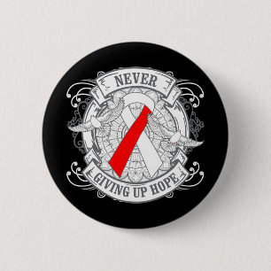 Aplastic Anaemia Never Giving Up Hope 6 Cm Round Badge