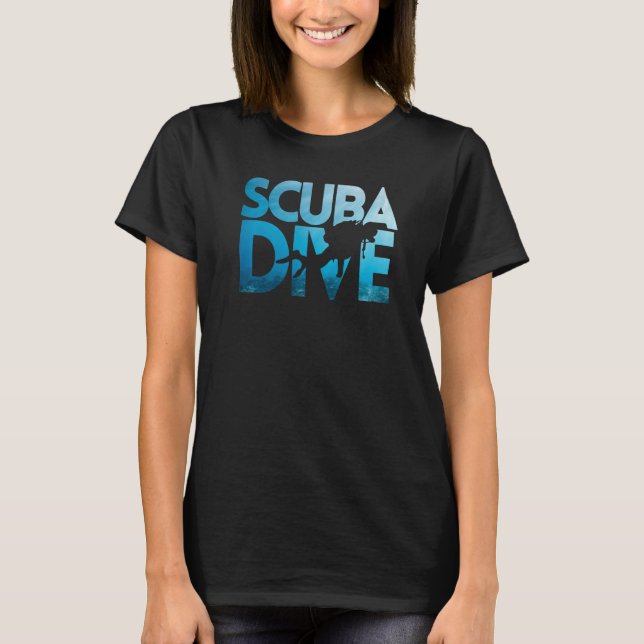 Apnea Diver Freediver Scuba Diver   T-Shirt (Front)