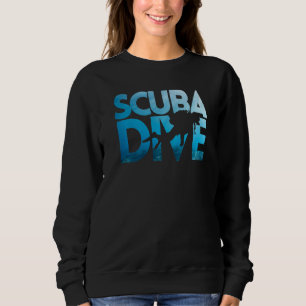Apnoea Diver Freediver Scuba Diver Sweatshirt