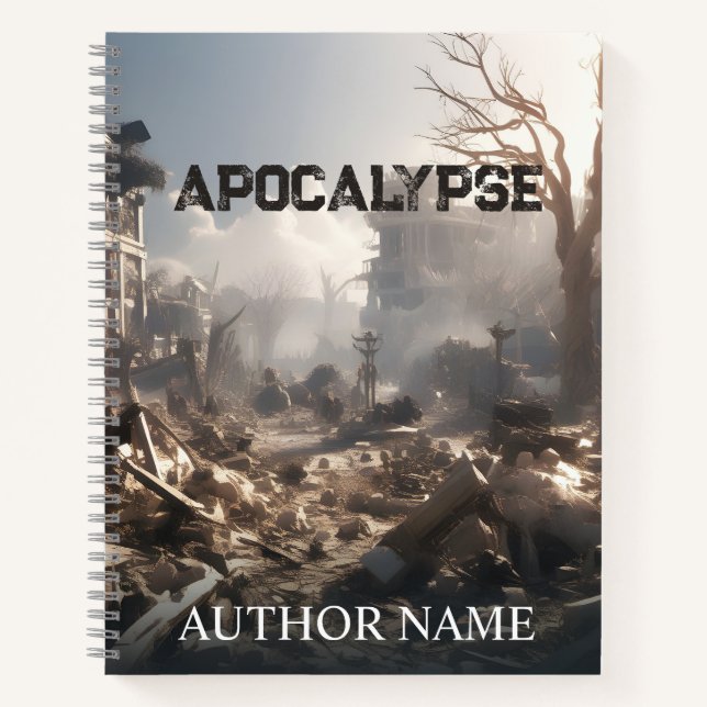 Apocalypse Book Cover Inspiration Notebook (Front)