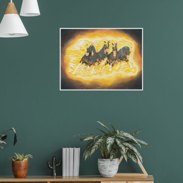 Apocalypse Horses Poster (Living Room 1)