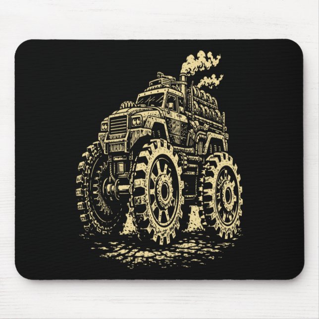 Apocalypse Monster Truck Adventure Mouse Mat (Front)