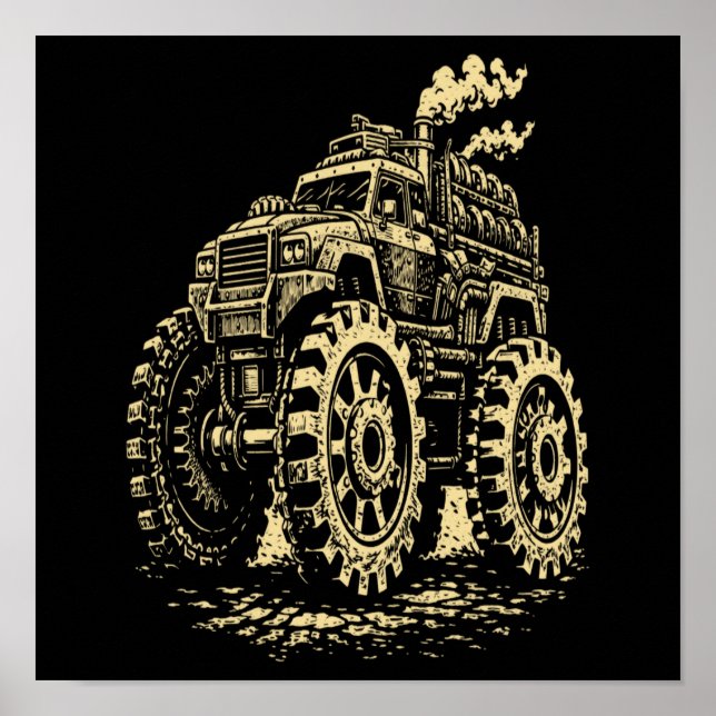 Apocalypse Monster Truck Adventure Poster (Front)