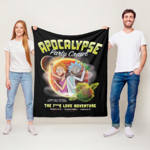 Apocalypse Party Crawl Fleece Blanket