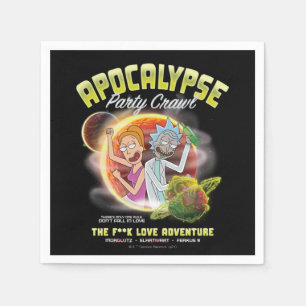 Apocalypse Party Crawl Napkin