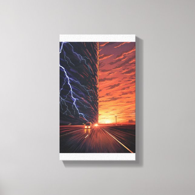 Apocalyptic Horizon: Weather Phenomenon Art Print (Front)