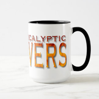Apocalyptic Lovers - Fire Logo / white mug