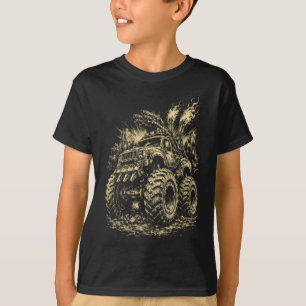 Apocalyptic Monster Truck in Ruins T-Shirt