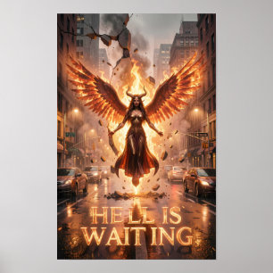 Apocalyptic Phoenix of the Streets Poster