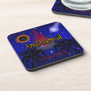 Apocalyptish Book Cover Coaster