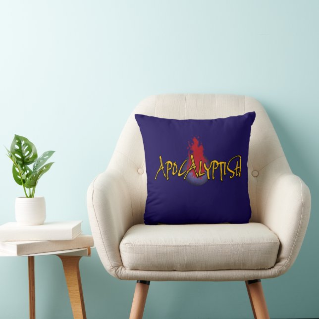 Apocalyptish Planet Logo Cushion (Chair)