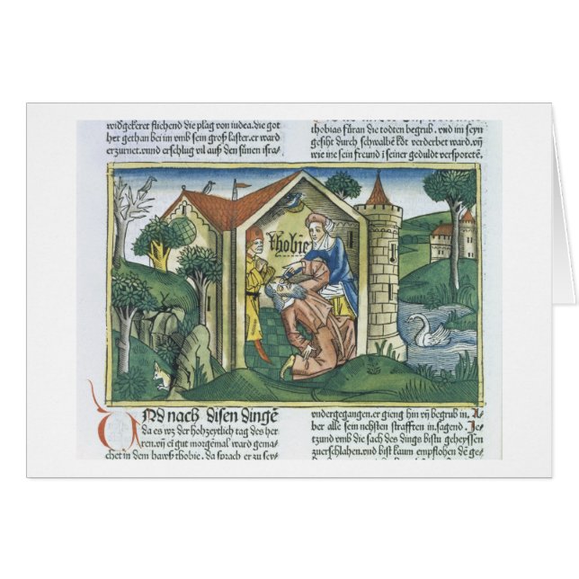Apocrypha: Tobit is blinded by sparrow's droppings (Front Horizontal)