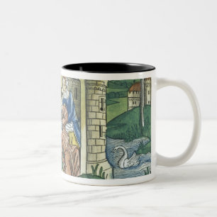 Apocrypha: Tobit is blinded by sparrow's droppings Two-Tone Coffee Mug