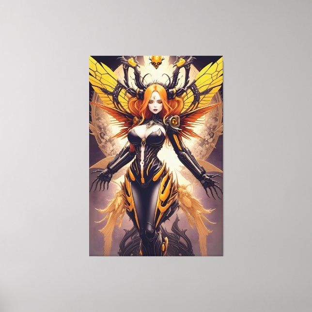 Apoidea - Queen Bee 004 Canvas Print (Front)