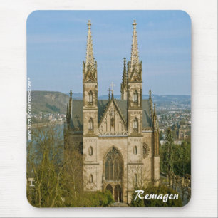 Apollinaris church in Remagen, Germany Mouse Mat