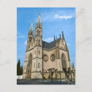 Apollinaris Church in Remagen, Germany Postcard
