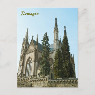 Apollinaris Church in Remagen, Germany Postcard