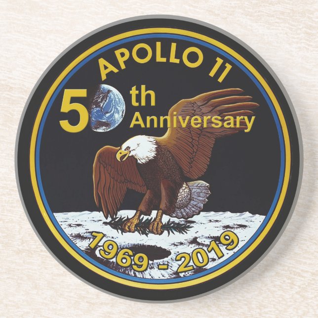 Apollo 11 50th Anniversary Coaster (Front)