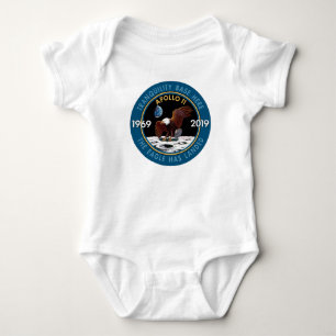 Apollo 11 50th Anniversary Mission Patch Insignia Baby Bodysuit