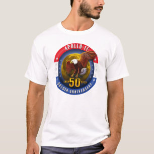 Apollo 11 50th Anniversary Patriotic Moon Eagle - T-Shirt