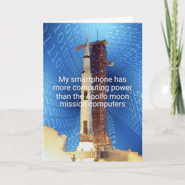 Apollo 11 Computing Power Card (Front)