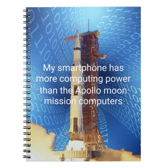 Apollo 11 Computing Power Notebook (Front)
