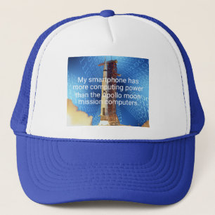 Apollo 11 Computing Power Trucker Hat