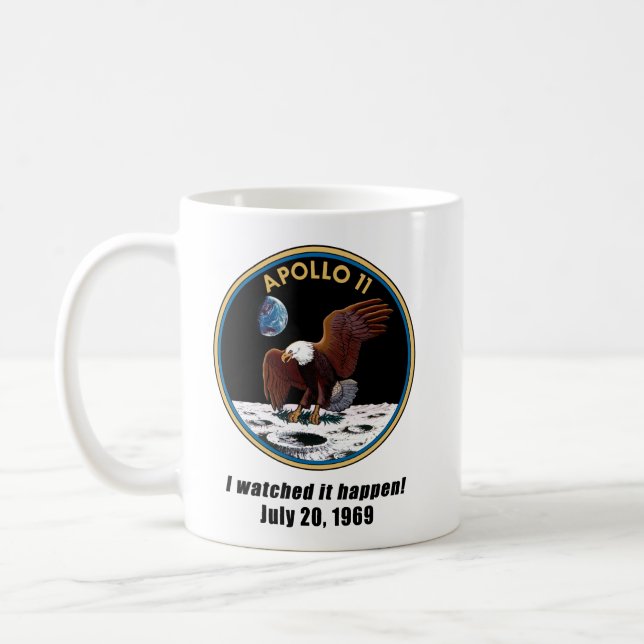 Apollo 11 I watched it happen Coffee Mug (Left)