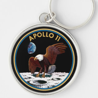 Apollo 11 insignia key ring
