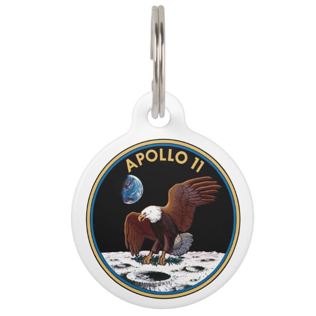 Apollo 11 insignia pet tag (Front)
