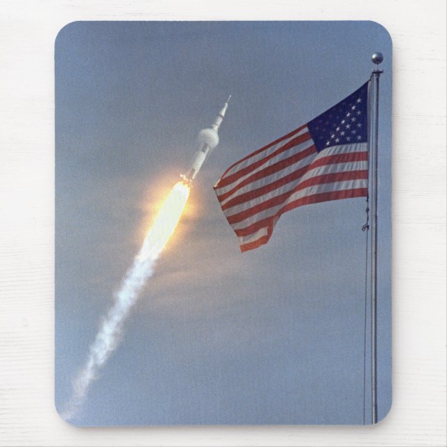 Apollo 11 Launch Mouse Mat (Front)