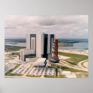 Apollo 11 Leaving the Vehicle Assembly Building Poster
