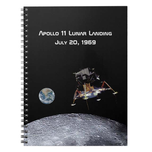 Apollo 11 Lunar Landing Notebook (Front)