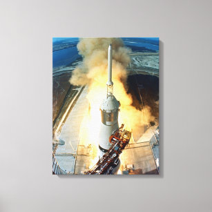 Apollo 11 Moon Landing Launch Kennedy Space Centre Canvas Print