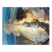 Apollo 11 Moon Landing Launch Kennedy Space Centre Jigsaw Puzzle (Puzzle Horizontal)