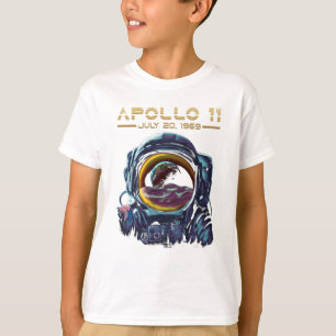 Apollo 11 NASA Space Astronaut Design T-Shirt